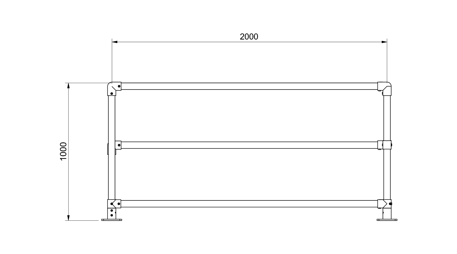 Interclamp 1522 Trolley Bay - Modular Handrail Systems