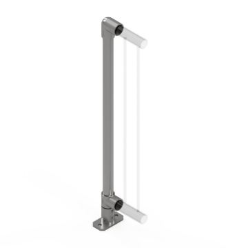 Key Clamp flat end stanchion used to attached pedestrian barriers Key Clamp flat end stanchion used to attached pedestrian barriers
