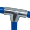 Interclamp 155 Slope Long Tee Tube Clamp Fitting - Back