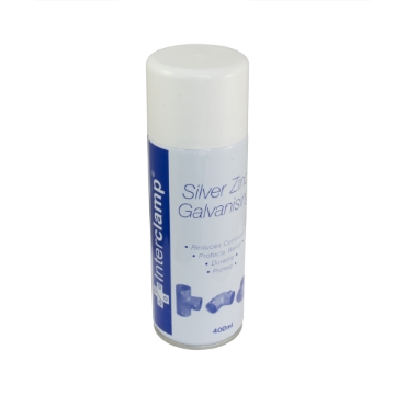 Interclamp 390 - Silver Zinc Galvanising Spray Interclamp 390 - Silver Zinc Galvanising Spray