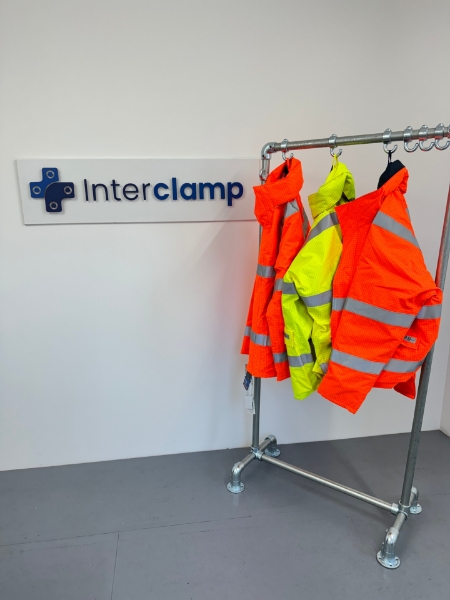 Interclamp Tube Clamp Clothing Rail
