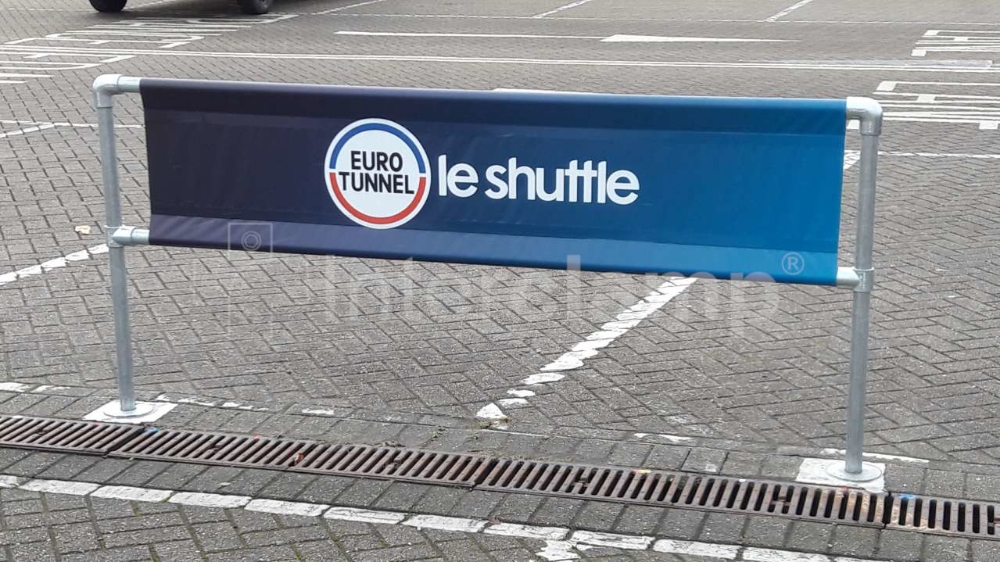 Interclamp Tube Clamp Signage and Banners - Modular Handrail Systems